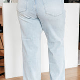 Brooke High Rise Control Top Vintage Wash Straight Jeans
