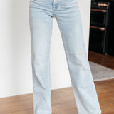 Brooke High Rise Control Top Vintage Wash Straight Jeans