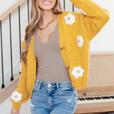 You're Enough Floral Cardigan