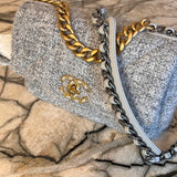 Chanel 19 Tweed in Grey - Chanel