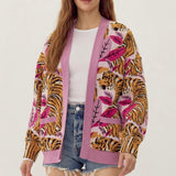 Fierce but Cute Tiger Cardigan