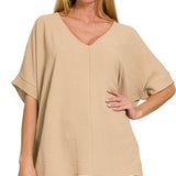 Emma Dolman Top - Beige