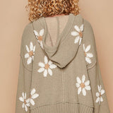 Tied to You Daisy Hooded Sweater