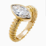 1 Carat Marquis Pinky Ring