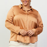 Effortlessly Iconic Button Down - Butterscotch