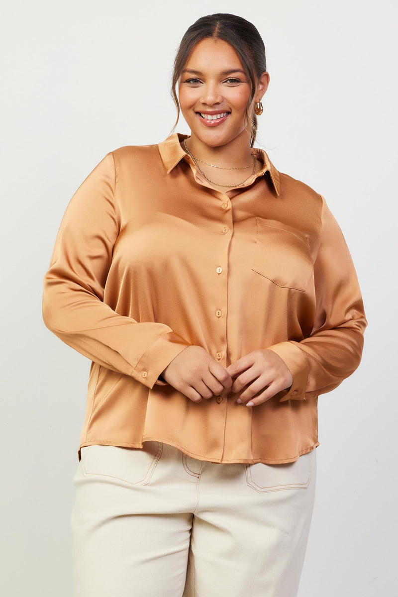 Effortlessly Iconic Button Down - Butterscotch