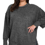 Ella Hacci Oversized Sweater - Black