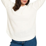 Brooklyn Round Neck Sweater Plus - Ivory