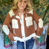 Ainsley Woven Sweater  - Choco Multi