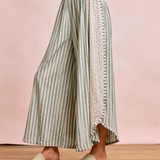 Erica Checkered Pant - Sage