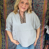 CeCe Stripe Top