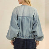 Seasons Changing Denim Jacket- Lt Denim