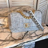 Chanel 19 Tweed in Grey - Chanel