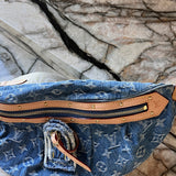 High Rise Bumbag in Bleu Denim - Louis Vuitton