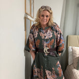 Roaming The Gardens Dress - Olive