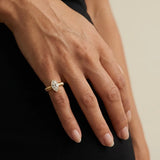 1 Carat Marquis Pinky Ring