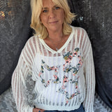 Light & Airy Star Hoodie - Ivory