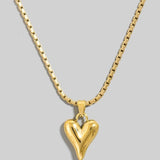 Heart Breaker Necklace - Gold