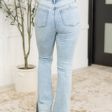 Alexis High Rise Control Top Slit Hem Slim Bootcut Jeans