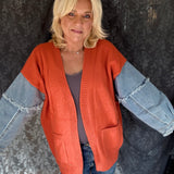 Pumpkin Spice Cardi - Orange