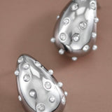 Social Call Drop Earring - Silver