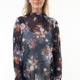 Just Watch Floral Knit Top