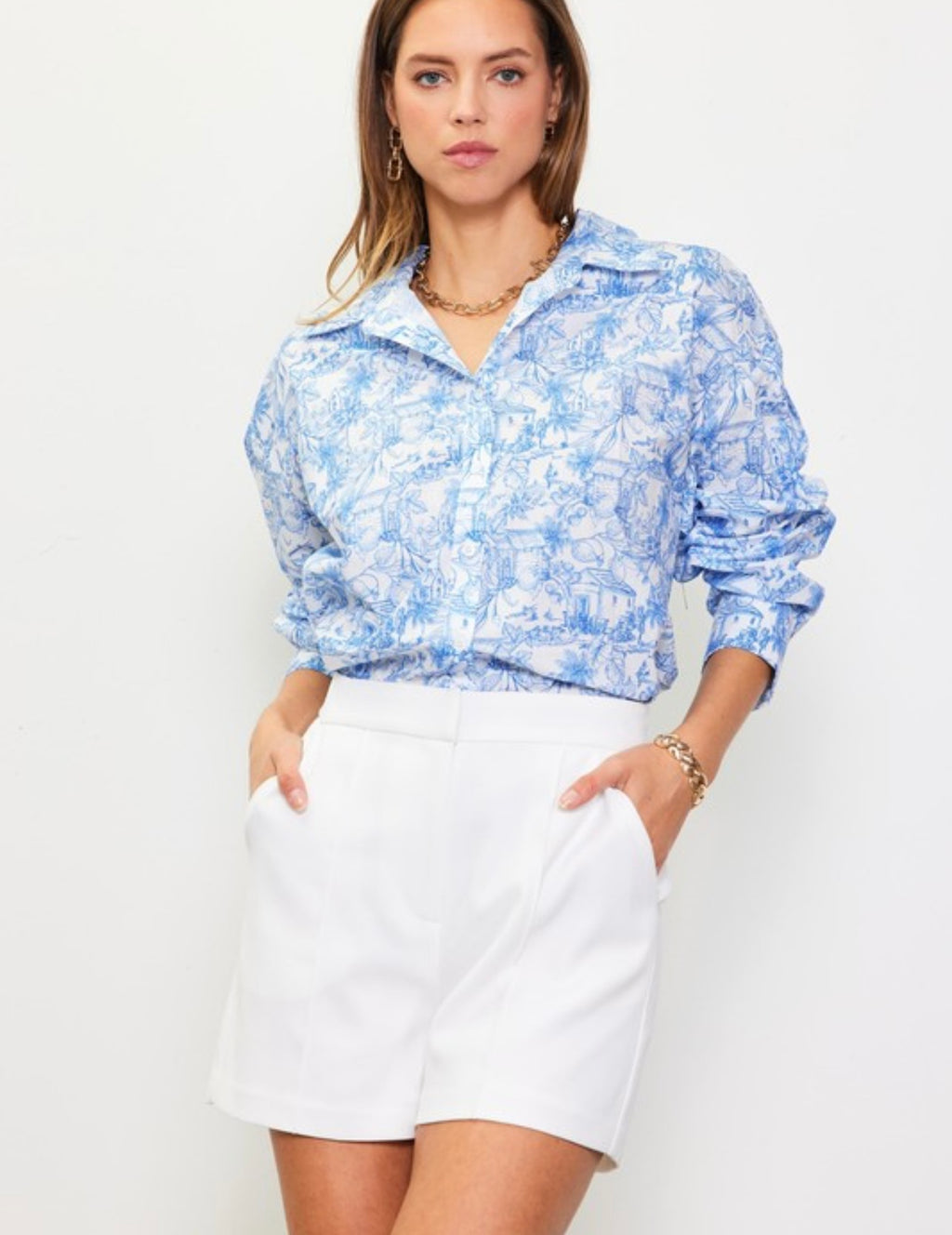 Montecito Button Down - Blue