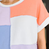 Club Color in Lilac, Orange and Denim