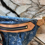 High Rise Bumbag in Bleu Denim - Louis Vuitton