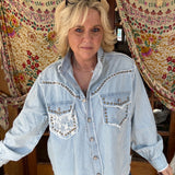 Feeling Stylish Button Down - Denim
