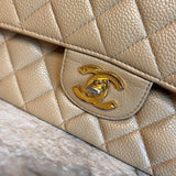 Caviar Quilted Small Double Flap Shoulder Bag - Chanel