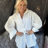 Chic and Style Button Down - White