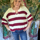 Cranberry Feels Sweater