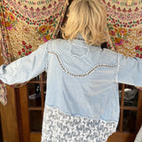 Feeling Stylish Button Down - Denim