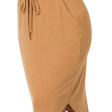 On the Weekends Skirt - Deep Camel