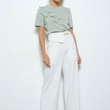 Floral Chic Tee  - Sage