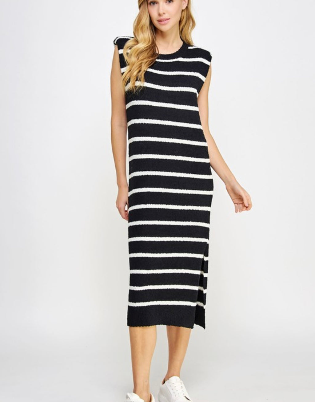 A Day Out Dress - Black/ White