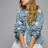 Sweet as Daisy Denim Jacket
