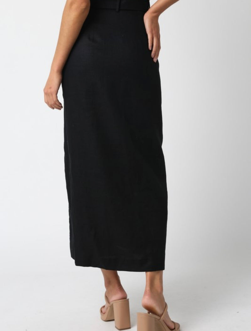 Chic Style Linen Skirt