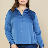 Effortlessly Iconic Button Down - Smoky Blue