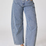 Aubrey Barrel Denim - Denim