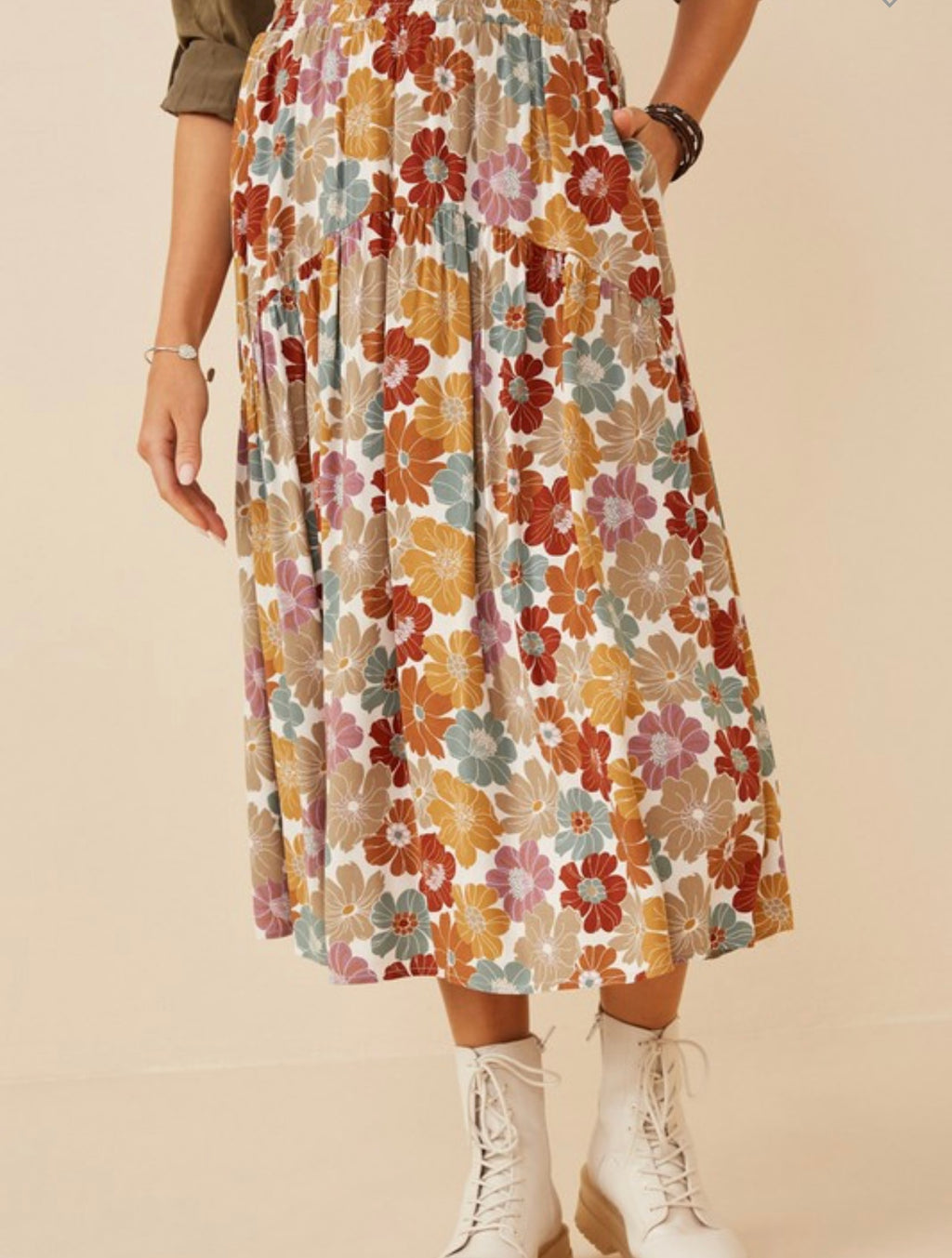 Avery Floral Skirt