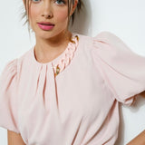 Key Element Top- Light Pink