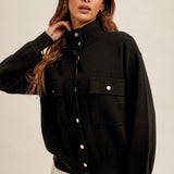 Softly Spoken Sweater - Black