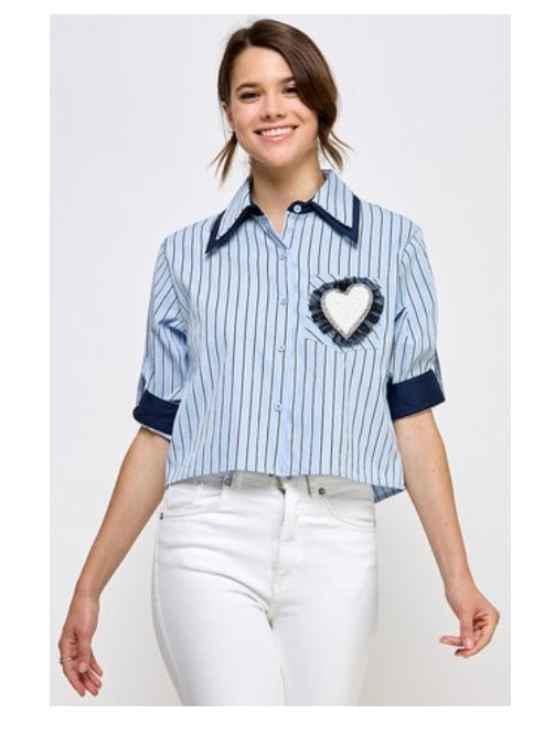 Sweetheart Button Down