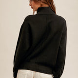 Softly Spoken Sweater - Black