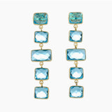 Blue Topaz Drop Earring
