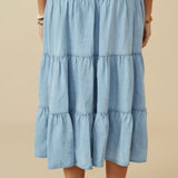 Kristen Chambray Skirt