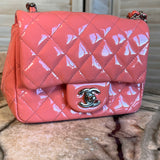 Patent Quilted Small Flap - Chanel