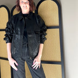 Wesley Woven Jacket - Black